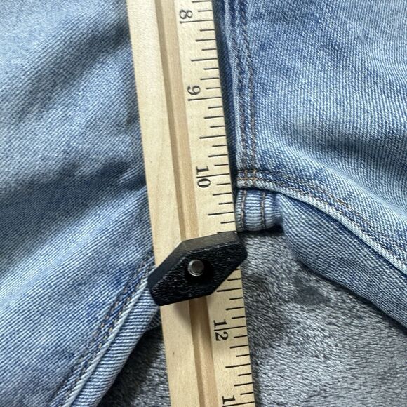 Hudson Jeans Womens 27 Blue Barbara Super Skinny Distressed Mid-rise Denim - Picture 13 of 15